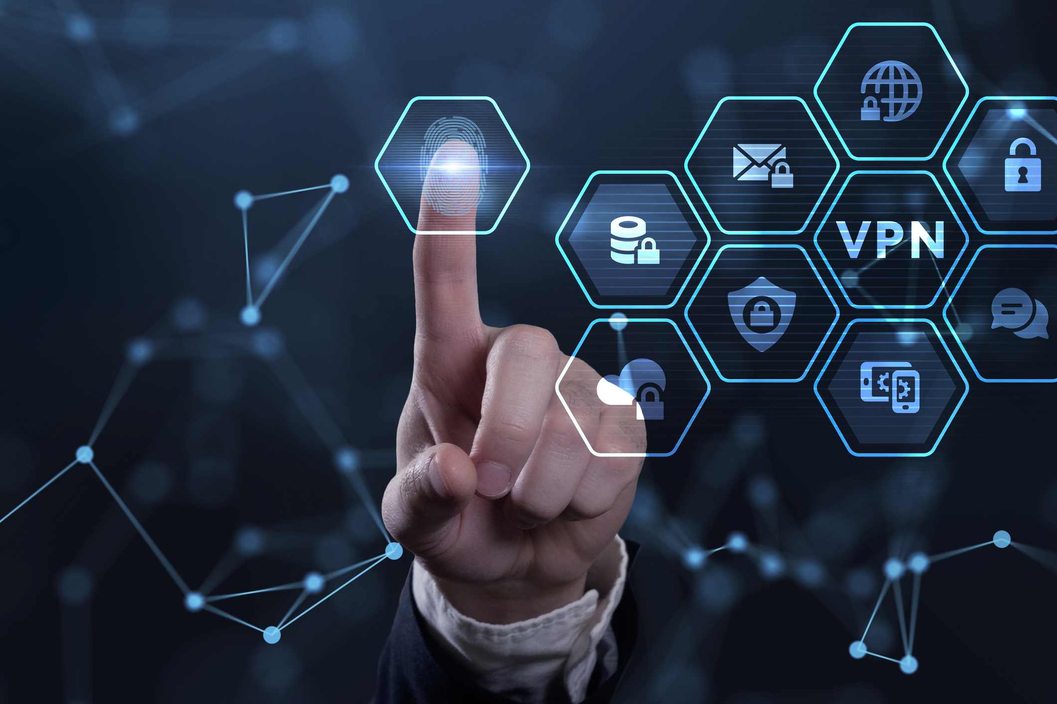 VPN Network Security Concept